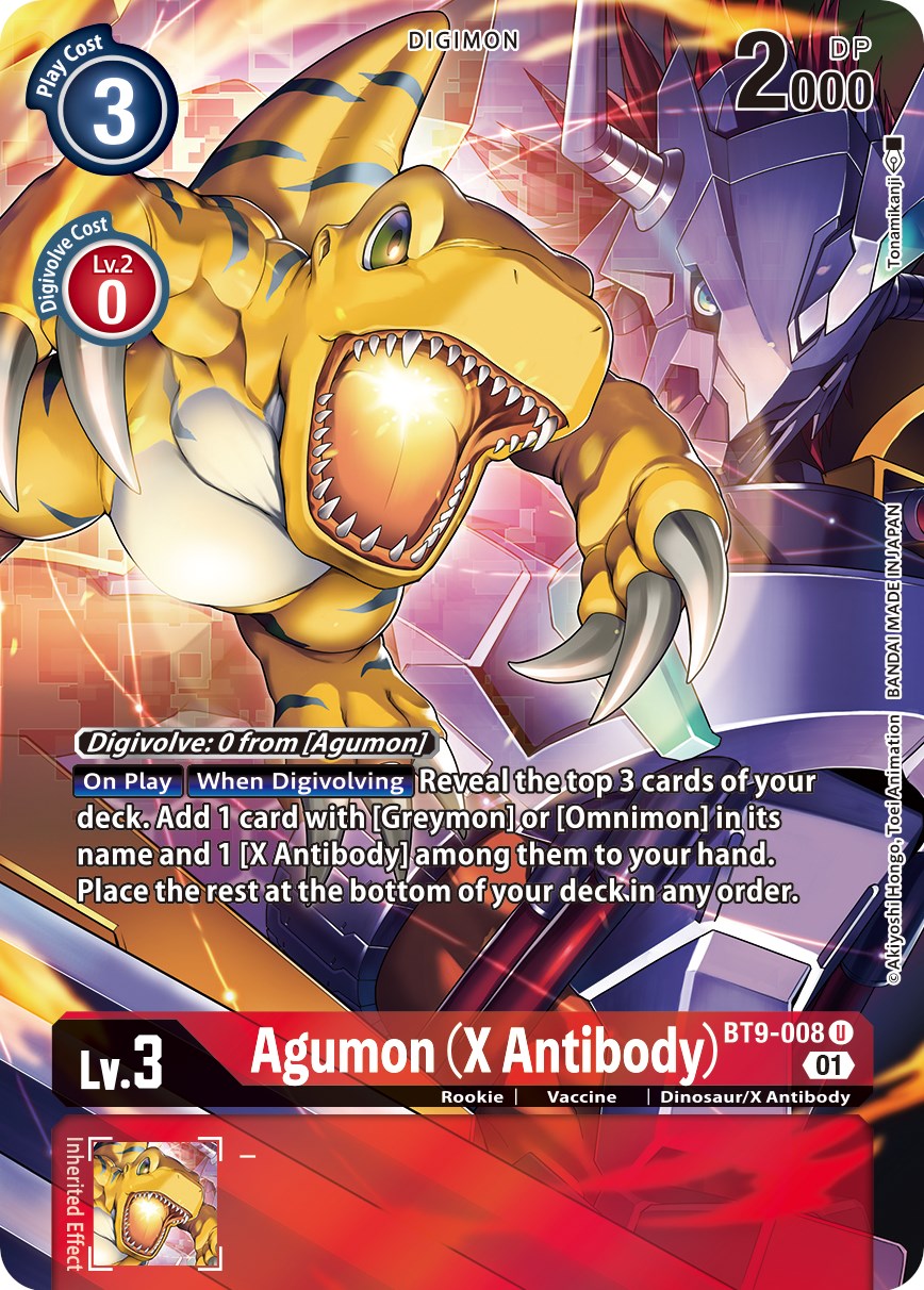 Agumon (X Antibody) [BT9-008] (Alternate Art) [X Record] | Total Play