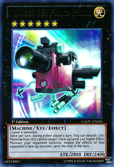 Number 25: Force Focus [GAOV-EN045] Ultra Rare | Total Play