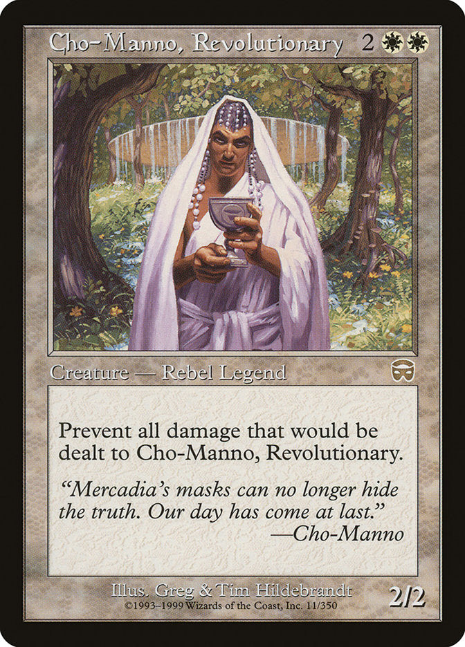 Cho-Manno, Revolutionary [Mercadian Masques] | Total Play