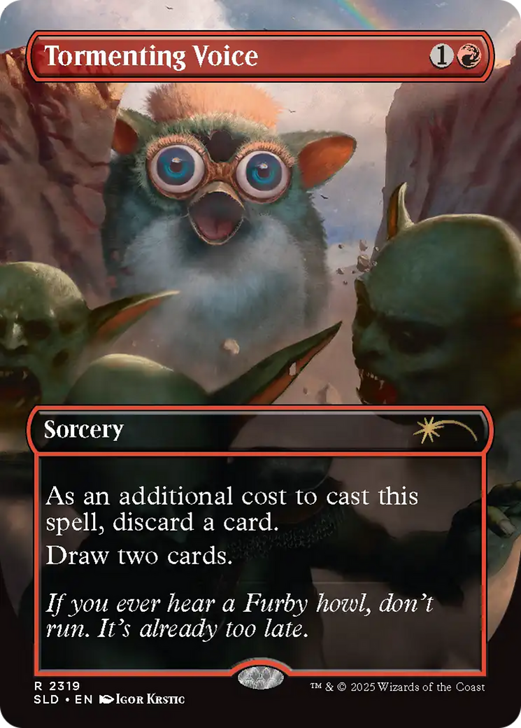 Tormenting Voice (Rainbow Foil) [Secret Lair Drop Series] | Total Play