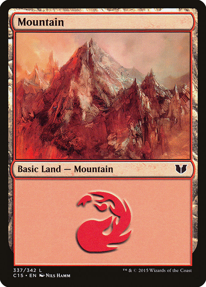 Mountain (337) [Commander 2015] | Total Play