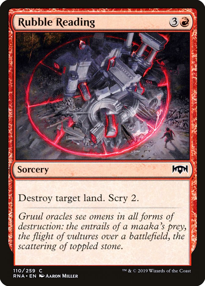 Rubble Reading [Ravnica Allegiance] | Total Play
