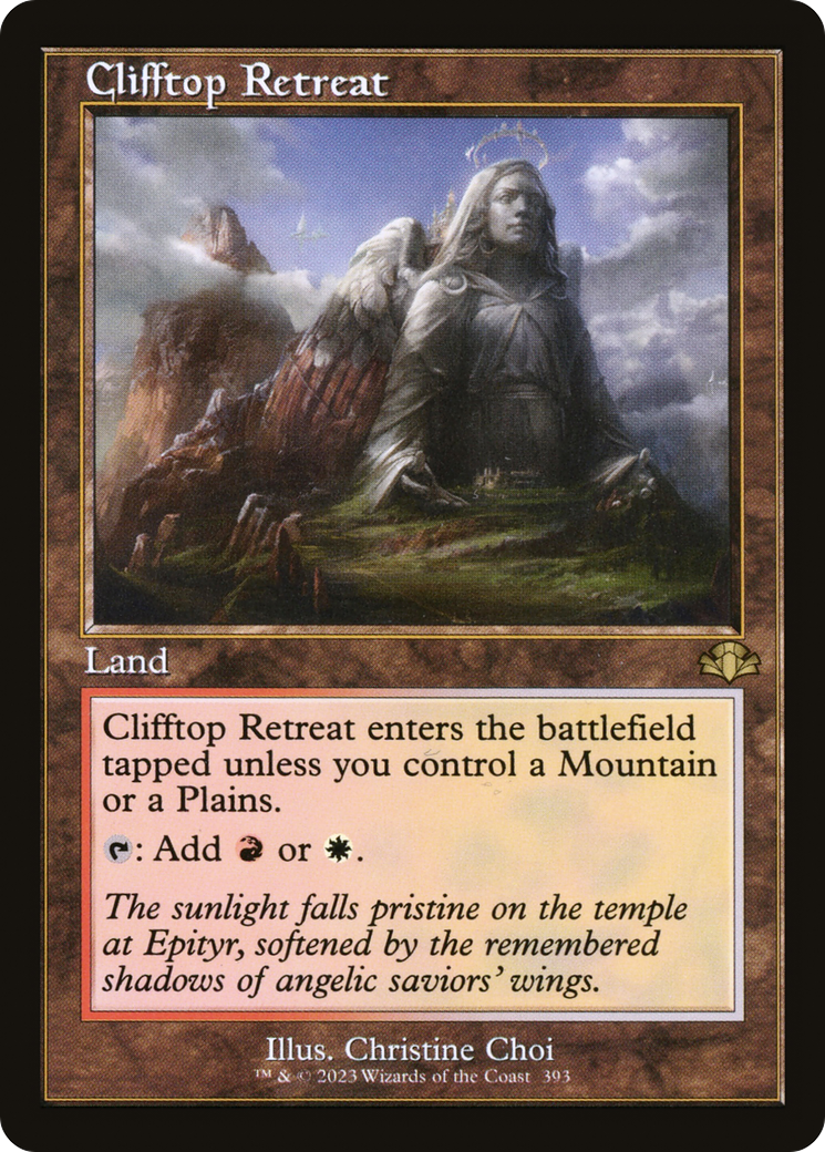 Clifftop Retreat (Retro) [Dominaria Remastered] | Total Play