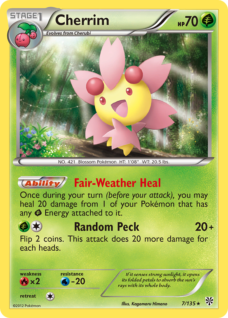 Cherrim (7/135) [Black & White: Plasma Storm] | Total Play