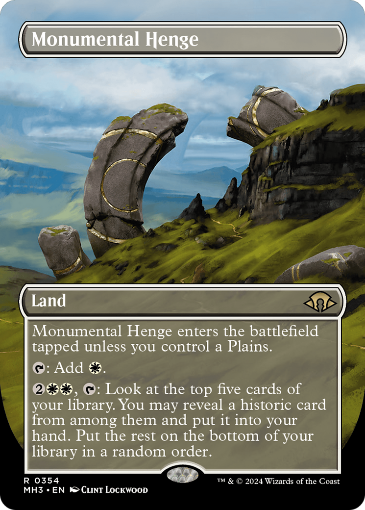 Monumental Henge (Borderless) [Modern Horizons 3] | Total Play