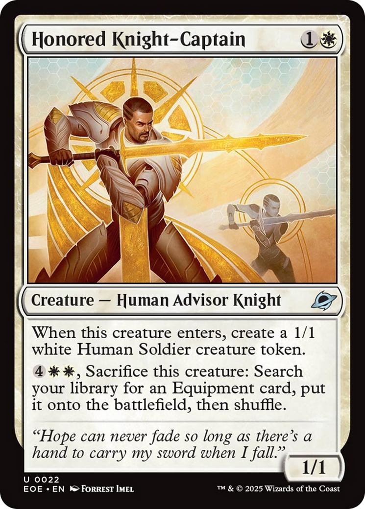 Honored Knight-Captain [Edge of Eternities] | Total Play