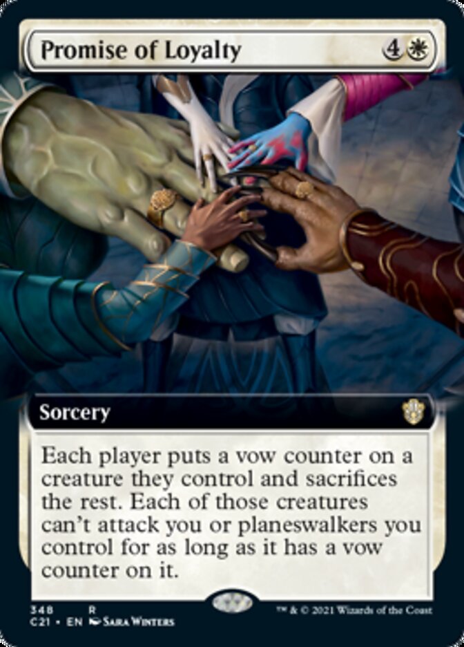 Promise of Loyalty (Extended Art) [Commander 2021] | Total Play