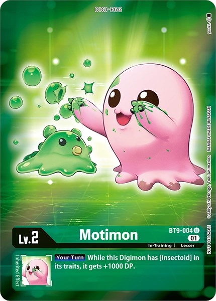 Motimon [BT9-004] (Alternative Art - Box Topper) [X Record] | Total Play