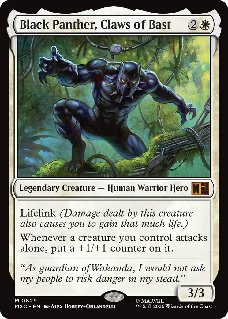 Black Panther, Claws of Bast [Marvel Super Heroes Commander] | Total Play