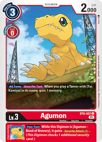 Agumon [BT6-007] [Double Diamond] | Total Play