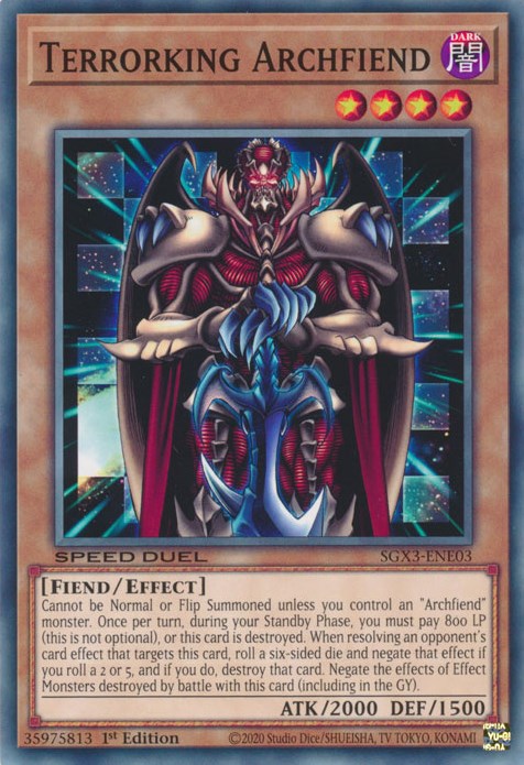 Terrorking Archfiend [SGX3-ENE03] Common | Total Play