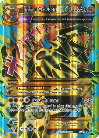 Primal Groudon EX (97/98) (Jumbo Card) [XY: Ancient Origins] | Total Play