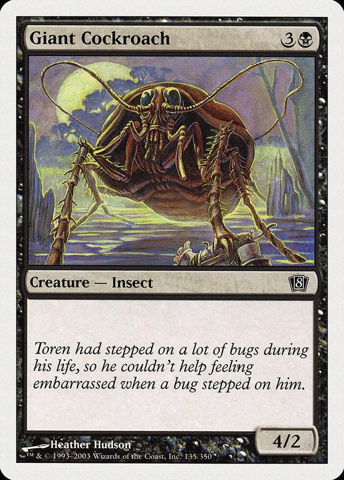 Giant Cockroach [Eighth Edition] | Total Play