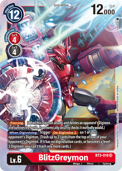 BlitzGreymon [BT3-018] [Release Special Booster Ver.1.5] | Total Play