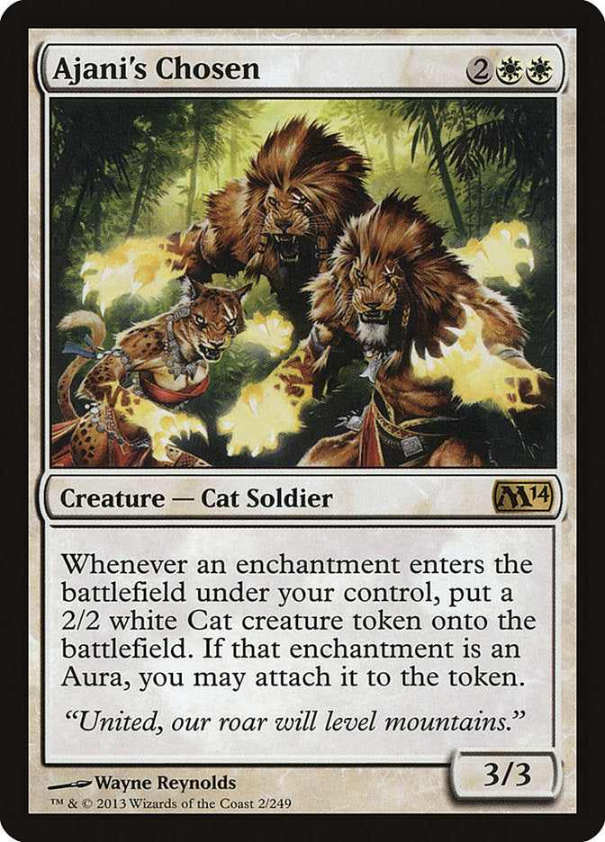 Ajani's Chosen [Magic 2014] | Total Play