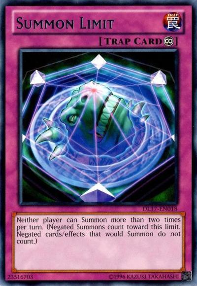 Summon Limit (Green) [DL17-EN018] Rare | Total Play