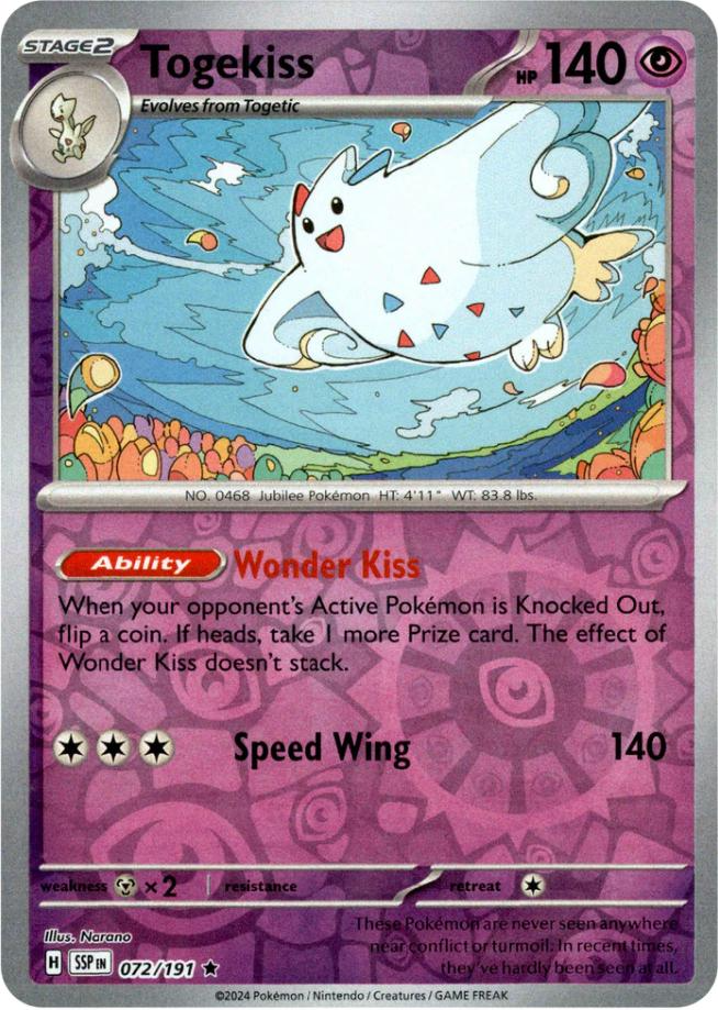 Togekiss (072/191) [Scarlet & Violet: Surging Sparks] | Total Play