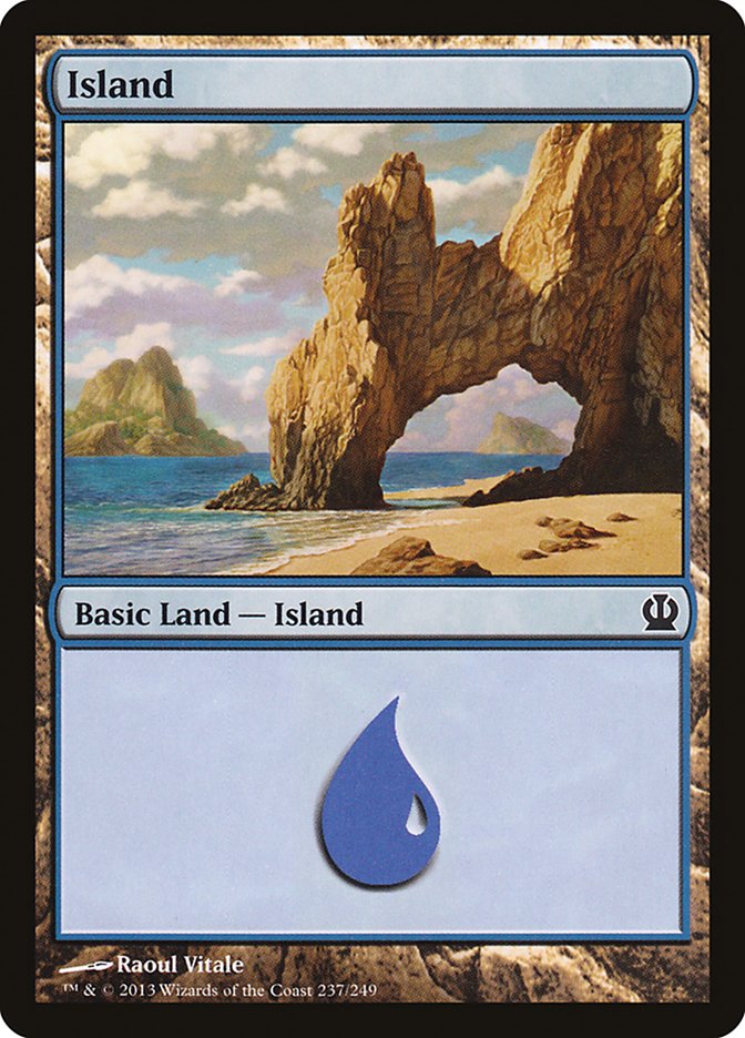Island (237) [Theros] | Total Play