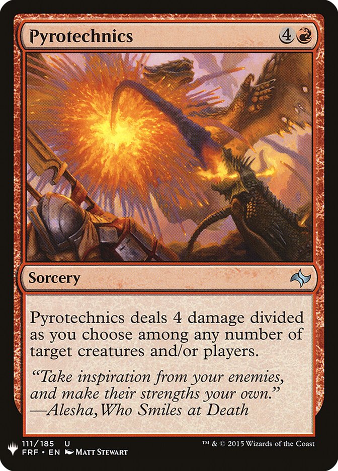 Pyrotechnics [Mystery Booster] | Total Play