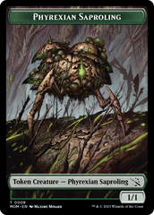 Treasure (21) // Phyrexian Saproling Double-Sided Token [March of the Machine Tokens] | Total Play