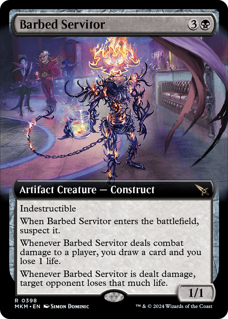 Barbed Servitor (Extended Art) [Murders at Karlov Manor] | Total Play
