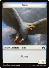 Inkling // Bird Double-Sided Token [Tarkir: Dragonstorm Commander Tokens] | Total Play