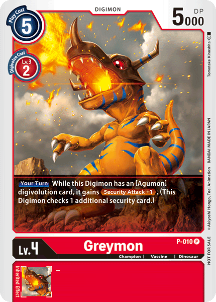 Greymon [P-010] [Promotional Cards] | Total Play