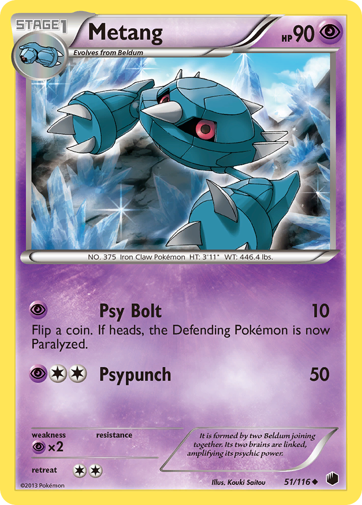 Metang (51/116) [Black & White: Plasma Freeze] | Total Play