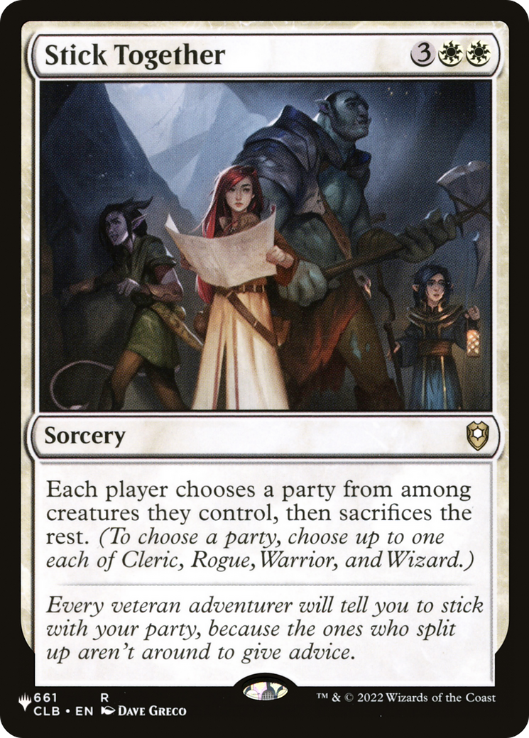 Stick Together (CLB) [The List] | Total Play