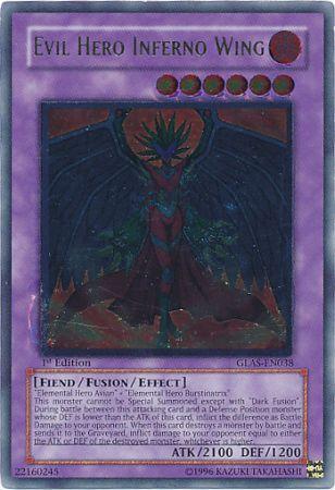 Evil Hero Inferno Wing [GLAS-EN038] Ultimate Rare | Total Play