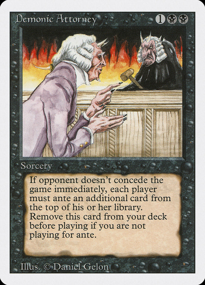 Demonic Attorney [Revised Edition] | Total Play