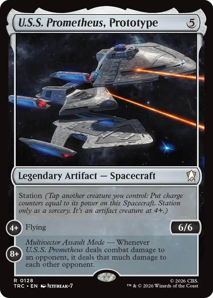 U.S.S. Prometheus, Prototype (Surge Foil) [Star Trek Commander] | Total Play
