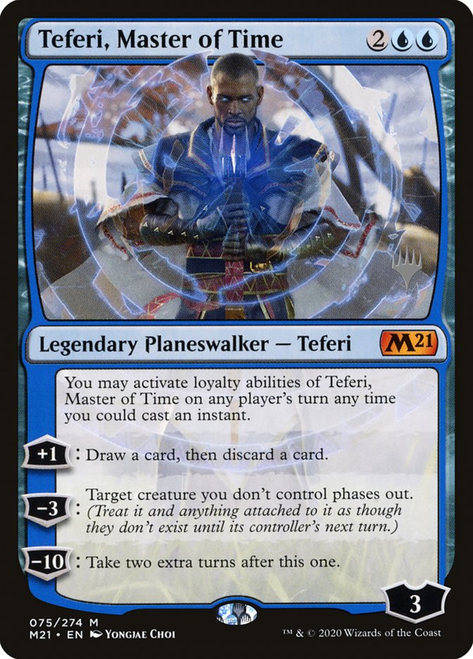 Teferi, Master of Time (Promo Pack) (75) [Core Set 2021 Promos] | Total Play