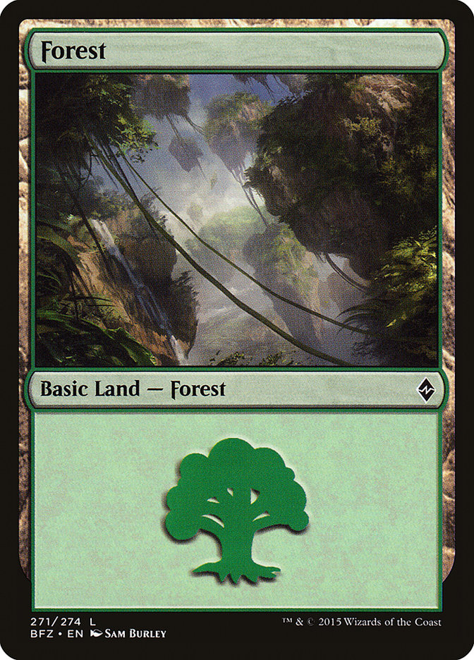 Forest (271) [Battle for Zendikar] | Total Play