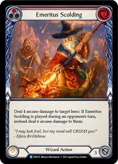 Emeritus Scolding (Red) [EVR125] (Everfest)  1st Edition Rainbow Foil | Total Play