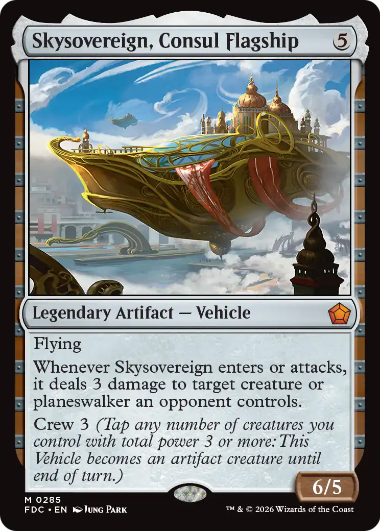 Skysovereign, Consul Flagship [Foundations Commander] | Total Play