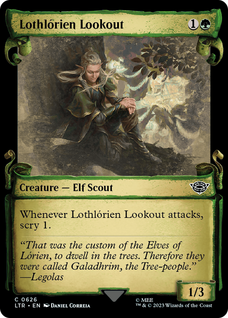 Lothlorien Lookout [The Lord of the Rings: Tales of Middle-Earth Showcase Scrolls] | Total Play