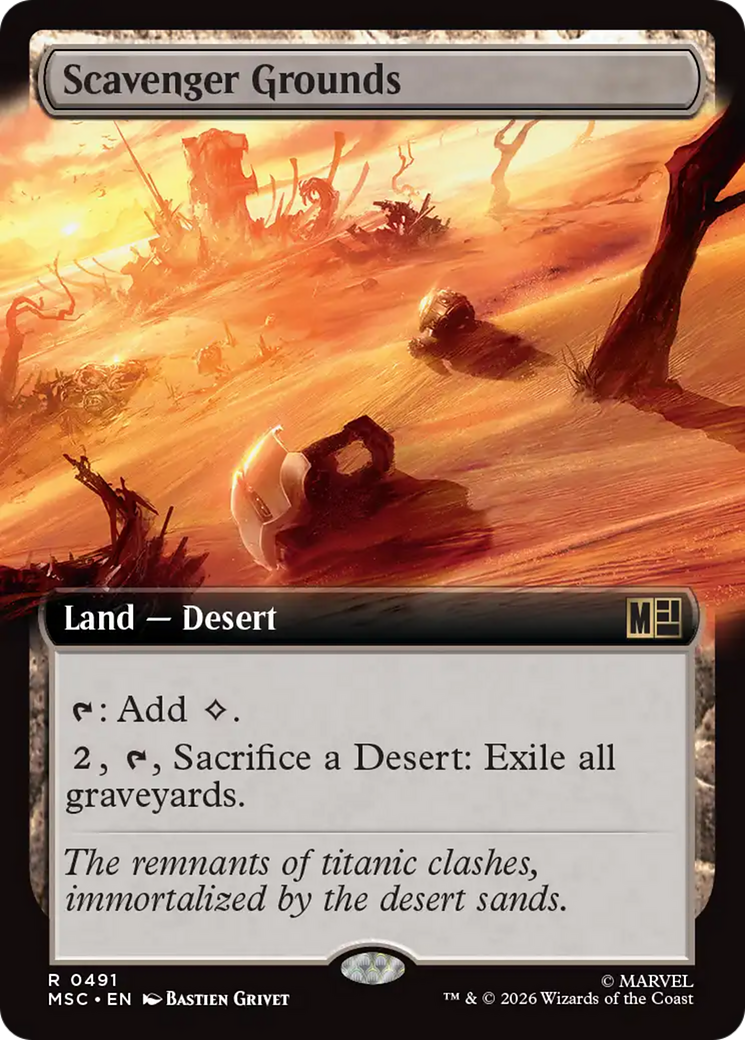 Scavenger Grounds (Extended Art) [Marvel Super Heroes Commander] | Total Play