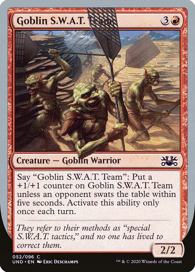 Goblin S.W.A.T. Team [Unsanctioned] | Total Play