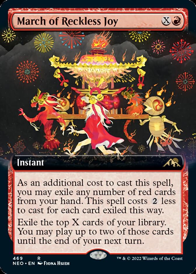 March of Reckless Joy (Extended Art) [Kamigawa: Neon Dynasty] | Total Play