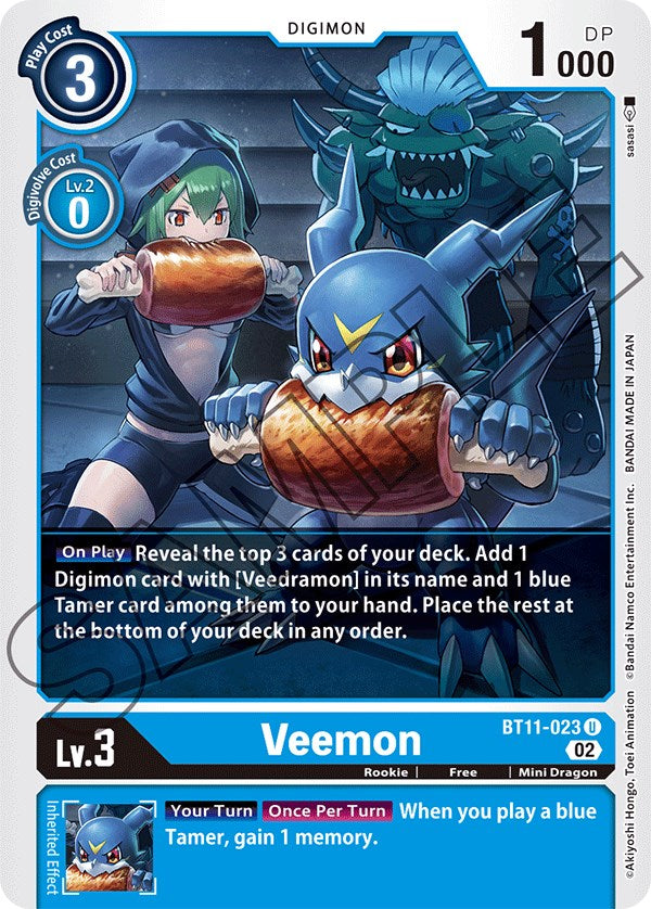 Veemon [BT11-023] [Dimensional Phase] | Total Play