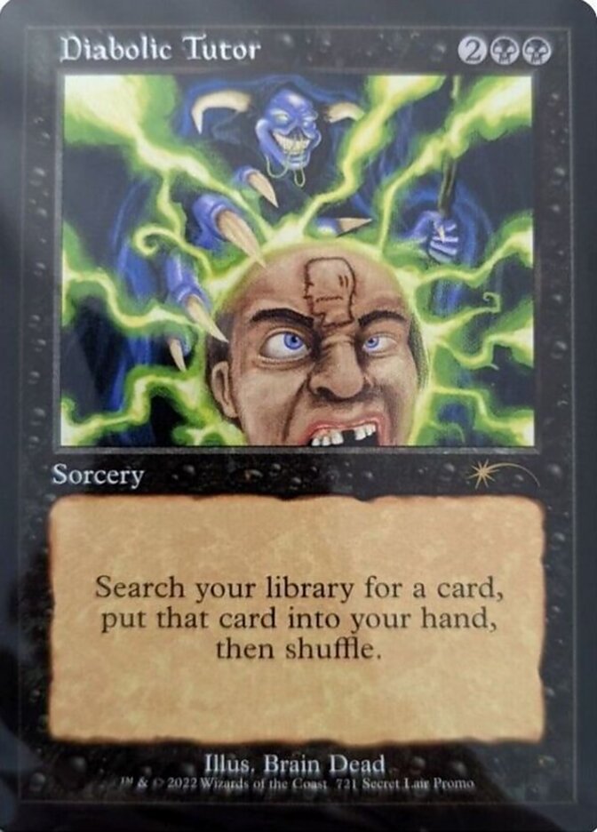 Diabolic Tutor (Retro) [Secret Lair Drop Promos] | Total Play