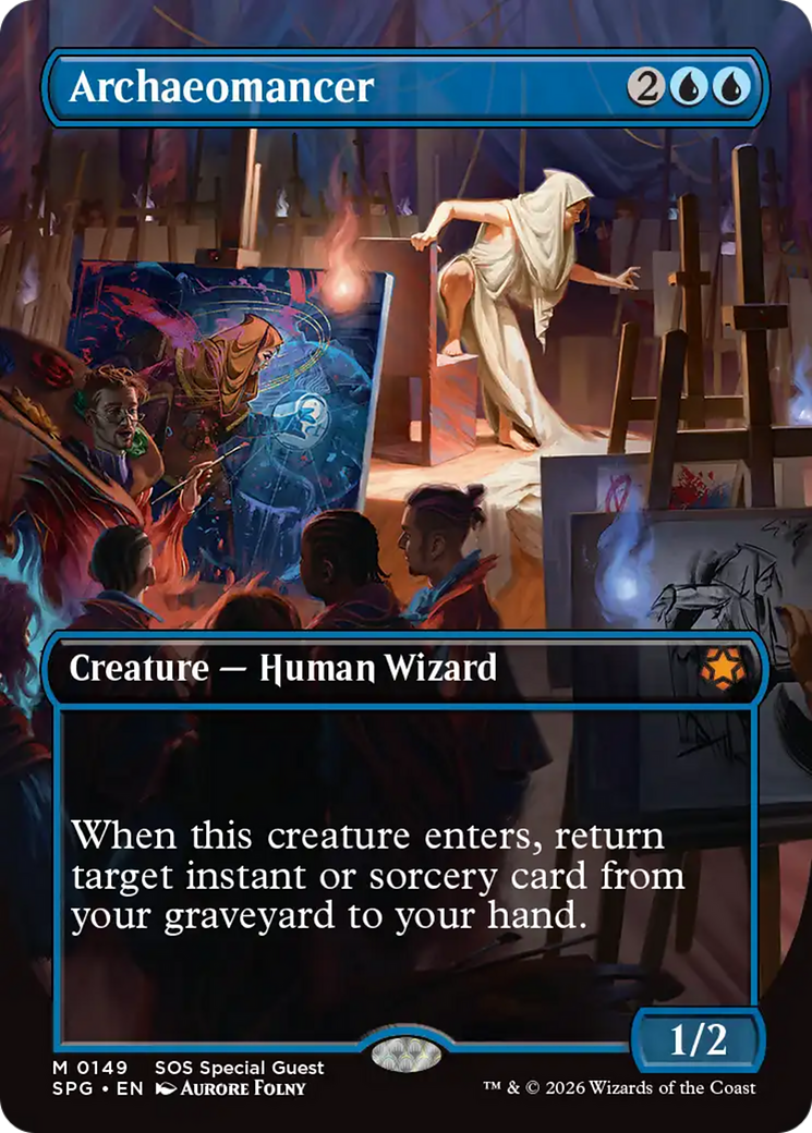 Archaeomancer (Borderless) [Secrets of Strixhaven Special Guests] | Total Play