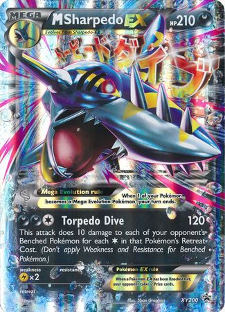 M Sharpedo EX (XY200) (Jumbo Card) [XY: Black Star Promos] | Total Play