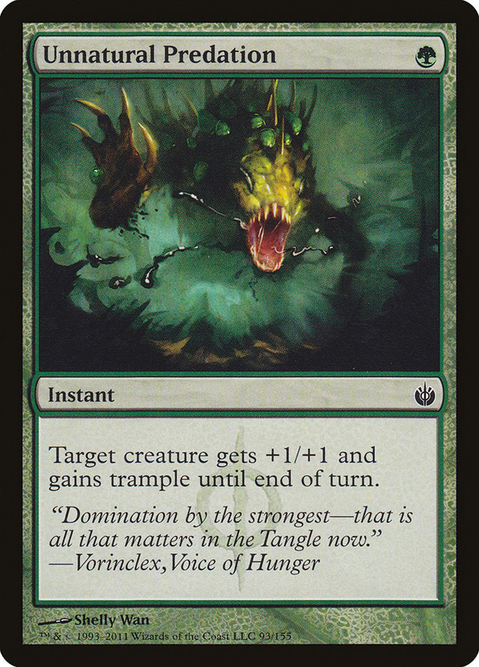 Unnatural Predation [Mirrodin Besieged] | Total Play