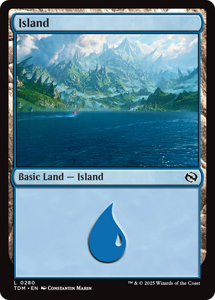 Island (0280) [Tarkir: Dragonstorm] | Total Play