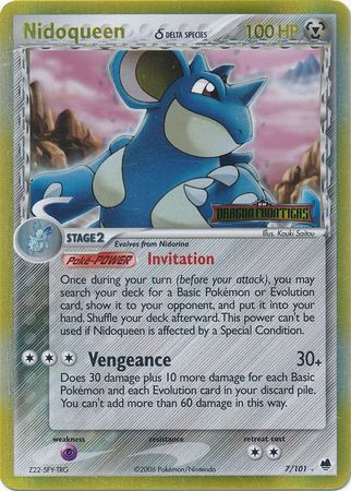 Nidoqueen (7/101) (Delta Species) (Stamped) [EX: Dragon Frontiers] | Total Play