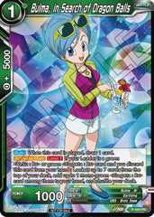 Bulma, In Search of Dragon Balls (Zenkai Series Tournament Pack Vol.2) (P-444) [Tournament Promotion Cards] | Total Play