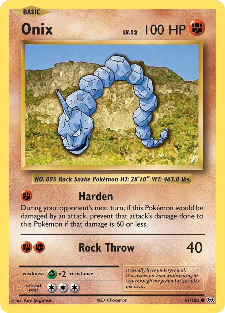Onix (61/108) [XY: Evolutions] | Total Play