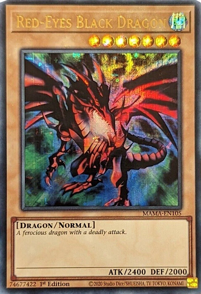 Red-Eyes Black Dragon [MAMA-EN105] Ultra Pharaoh's Rare | Total Play